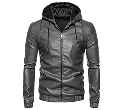 Zip Leather Jacket