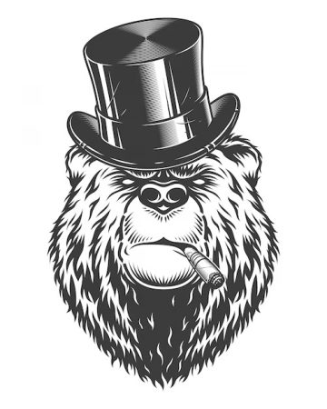 vintage-logo-style-bear_225004-575